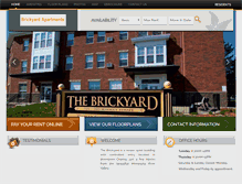 Tablet Screenshot of brickyardapts.com